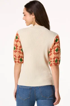 Multi Crochet Sleeve Sweater
