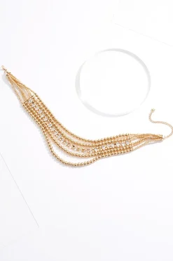 Multi Row Choker Necklace