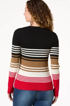Multi Stripe Cardigan