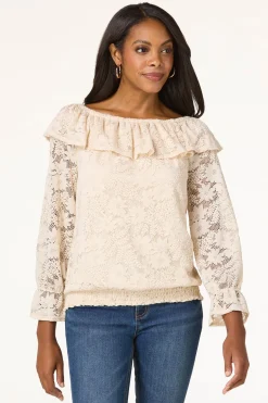 Natural Convertible Crochet Top
