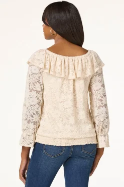 Natural Convertible Crochet Top