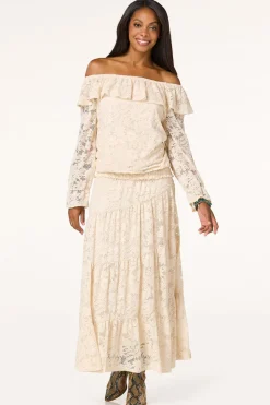 Natural Convertible Crochet Top
