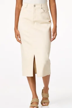 Natural Denim Skirt