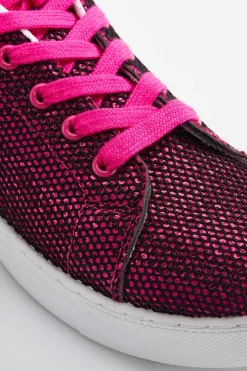 Netted Sequin Sneakers