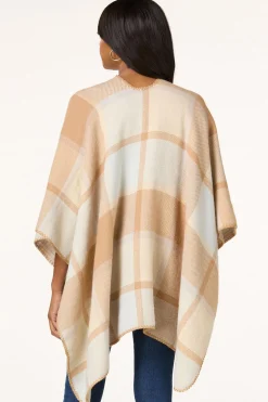 Neutral Box Plaid Wrap