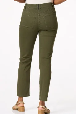 Olive Twill Pants