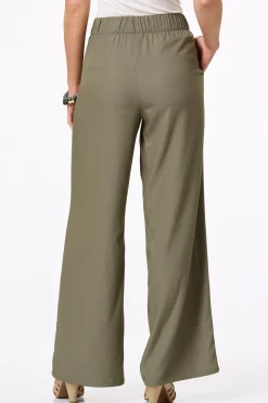 Olive Wide Leg Pants