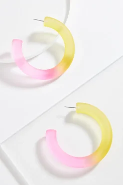 Ombre Hoop Earrings