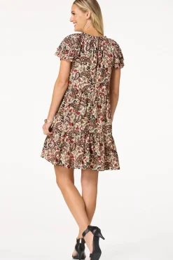 Paisley Babydoll Swing Dress