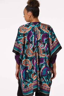Paisley Silky Kimono