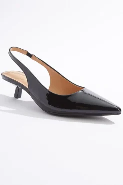 Patent Slingback Pumps