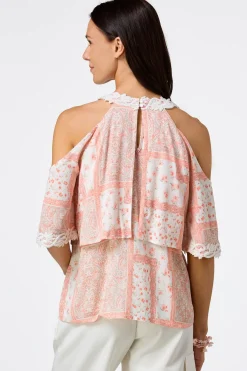 Peachy Patchwork Top