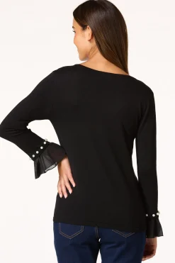 Pearl Bell Sleeve Sweater