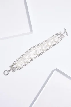 Pearl Chain Toggle Bracelet