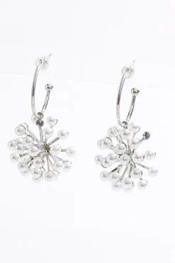Pearl Cluster Burst Earrings