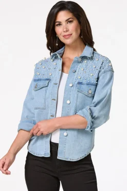 Pearl Denim Shacket