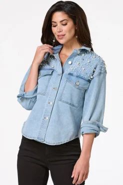 Pearl Denim Shacket