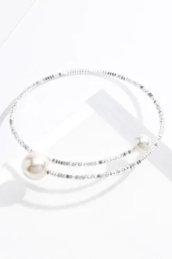 Pearl End Choker Necklace