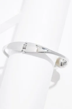 Pearl Hinge Cuff Bracelet