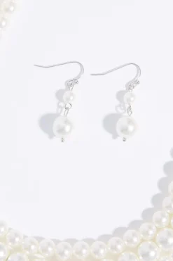 Pearl Layered Chain Necklace Set