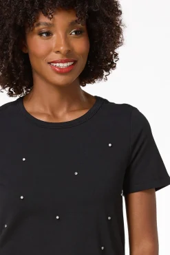 Pearl Rhinestone Tee
