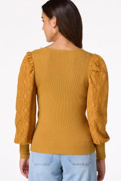 Pearl Scoop Neck Sweater