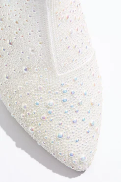 Pearl Stone Embellished Boots