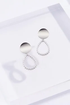 Pearl Tear Clip- On Earrings