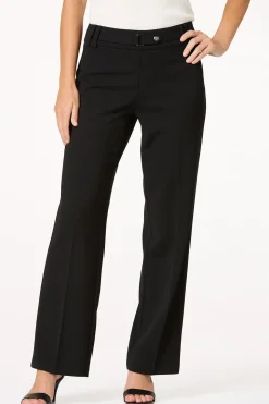 Petite Belted Wide Leg Pants