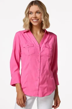 Petite Classic Button Down Shirt