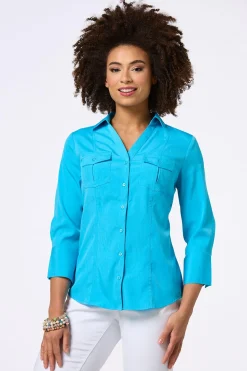 Petite Classic Button Down Shirt