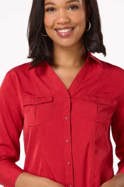 Petite Classic Button Down Shirt