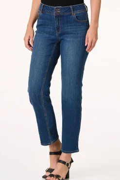Petite Curvy Straight Leg Jeans