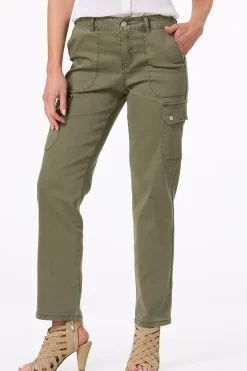 Petite High Rise Utility Jeans