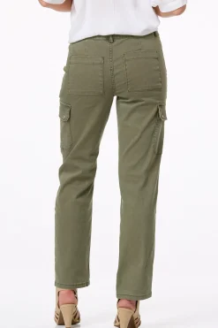Petite High Rise Utility Jeans