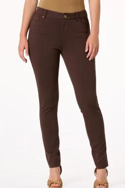 Petite Ponte Skinny Leg Pants