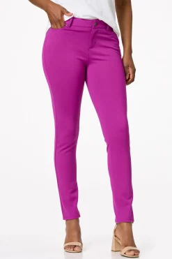 Petite Ponte Skinny Leg Pants