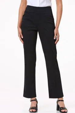 Petite Ponte Straight Leg Pants