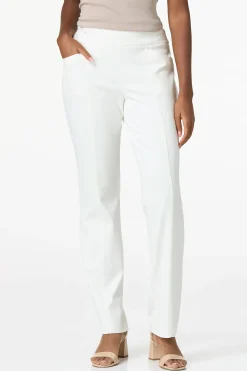 Petite Ponte Straight Leg Pants