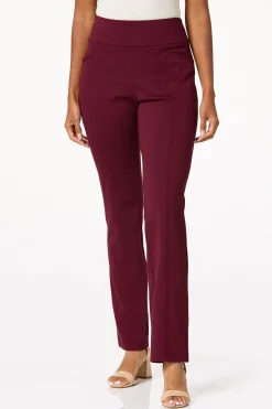 Petite Ponte Straight Leg Pants