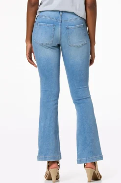 Petite Rhinestone Paisley Bootcut Jeans