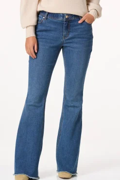 Petite Superflex Curvy Flare Leg Jeans