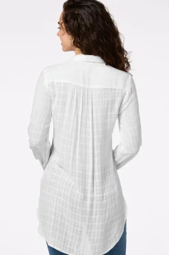 Petite Textured Two Pocket Tunic
