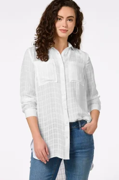 Petite Textured Two Pocket Tunic