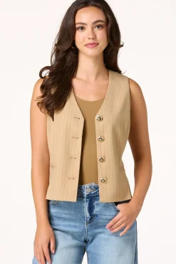 Pinstripe Vest