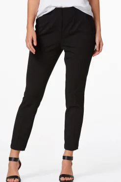 Pleated Scuba Knit Pants
