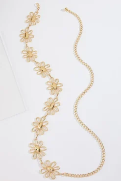 Plus Size Daisy Flower Chain Belt