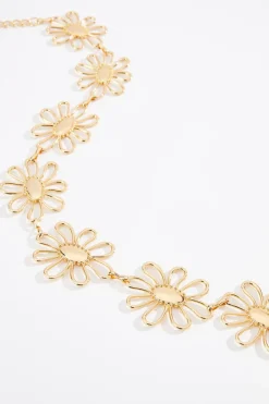 Plus Size Daisy Flower Chain Belt