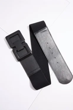 Plus Size Double Square Buckle Belt
