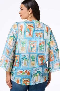 Plus Size Parrots In Paradise Kimono